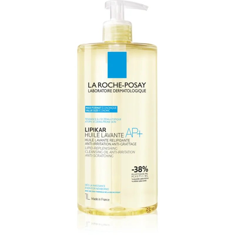 La Roche-Posay Lipikar Huile AP+ mehčalno umivalno olje za relipidacijo proti razdraženju 1000 ml