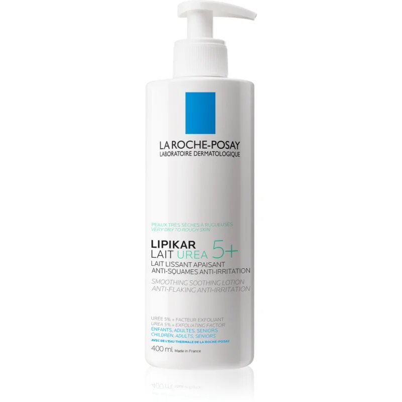 La Roche-Posay Lipikar Lait Urea 5+ pomirjevalni losjon za telo za suho in razdraženo kožo 400 ml