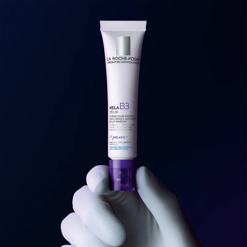 La Roche-Posay Mela B3 krema za osvetljevanje predela okoli oči proti temnim kolobarjem za vse tipe kože 15 ml