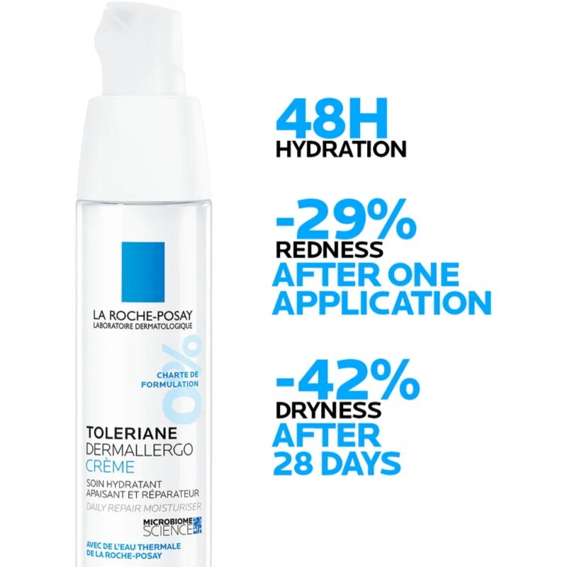 La Roche-Posay Toleriane Dermallergo vlažilna krema za občutljivo kožo 40 ml