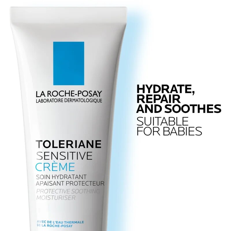 La Roche-Posay Toleriane Sensitive prebiotična vlažilna krema za pomiritev občutljivosti kože 40 ml