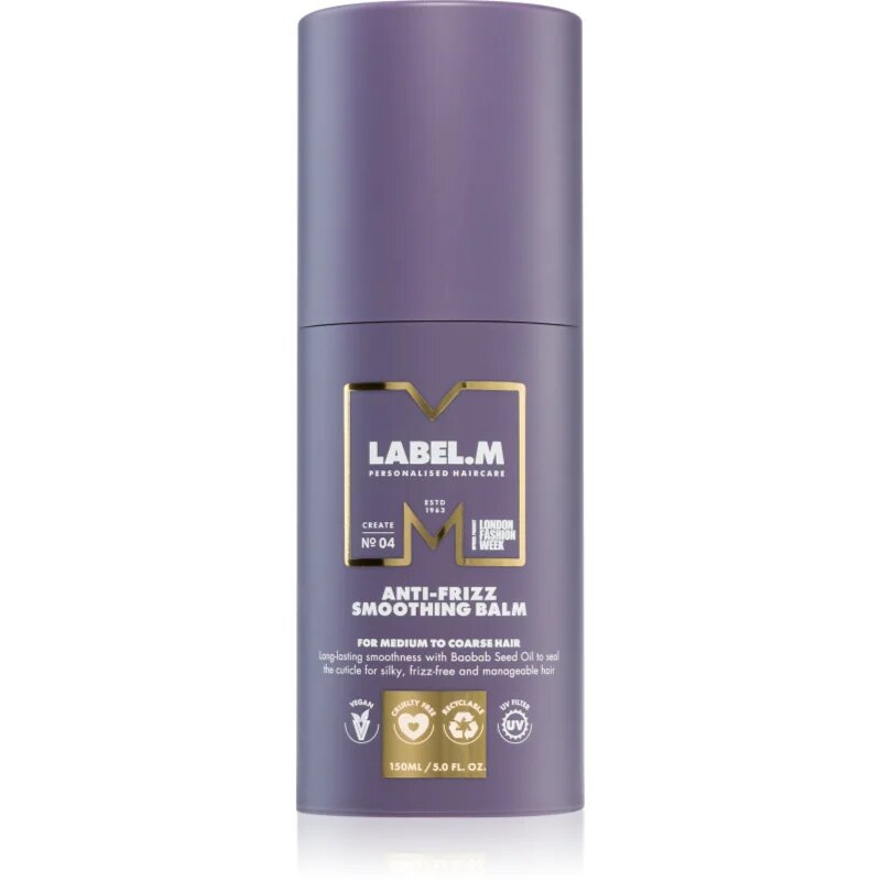 label.m Anti-Frizz balzam za glajenje las 150 ml