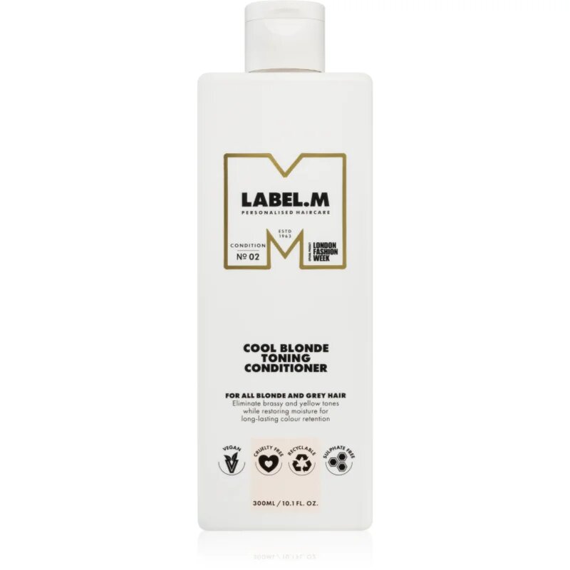 label.m Cool Blonde balzam za blond lase 300 ml