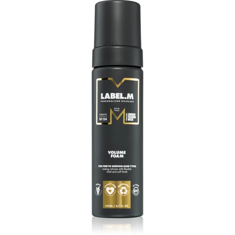 label.m Fashion Edition luksuzna pena za volumen za vse tipe las 200 ml