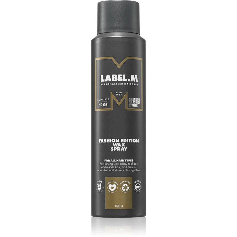 label.m Fashion Edition Wax Spray vosek za lase v pršilu 150 ml