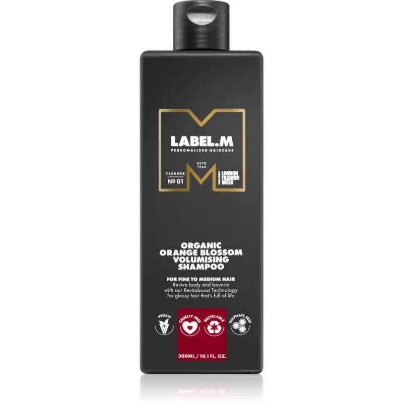label.m Organic Orange Blossom šampon za volumen las 300 ml