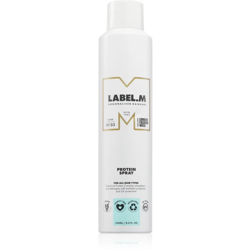 label.m Protein Spray pršilo za lase za lažje razčesavanje las 250 ml