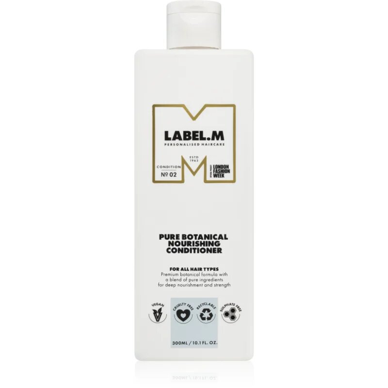 label.m Pure Botanical vlažilni balzam za vse tipe las 300 ml