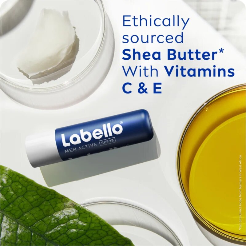Labello Active Care balzam za ustnice za moške 4.8 g