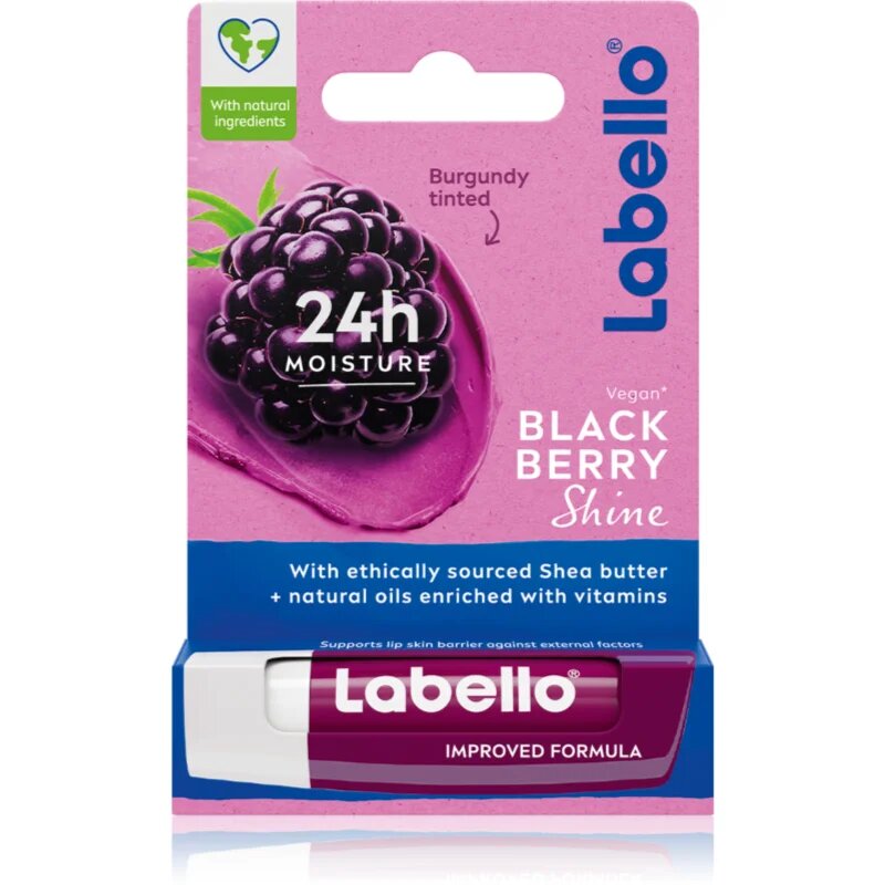 Labello Blackberry Shine vlažilni balzam za ustnice 4.8 g