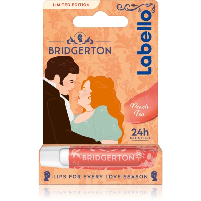 Labello Bridgerton Peach barvni vlažilni balzam za ustnice 4.8 g