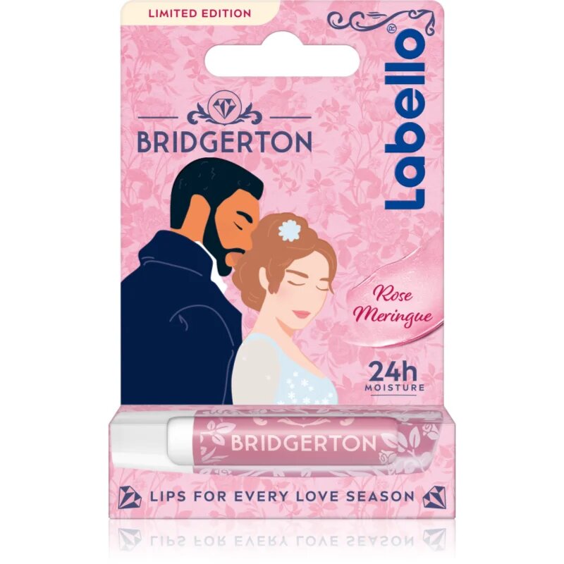 Labello Bridgerton Rose barvni vlažilni balzam za ustnice 4.8 g