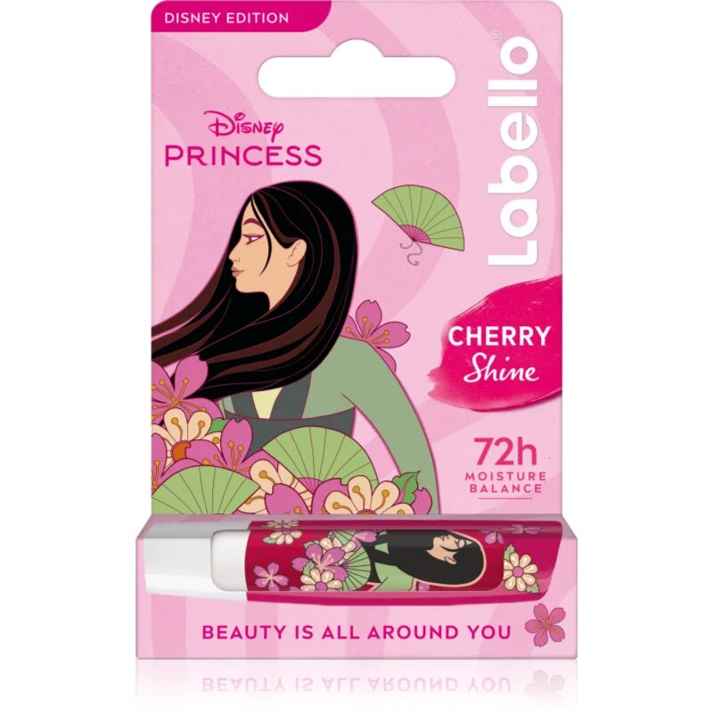 Labello Disney Princess Cherry Shine vlažilni balzam za ustnice 4.8 g