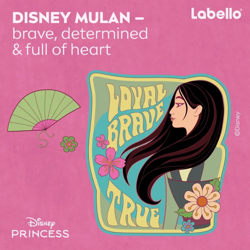 Labello Disney Princess Cherry Shine vlažilni balzam za ustnice 4.8 g