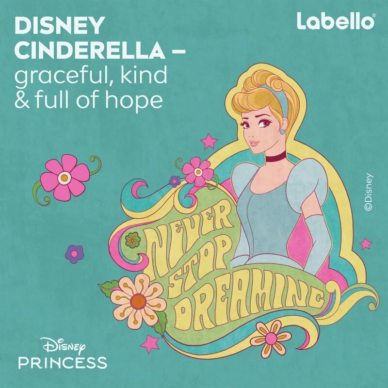 Labello Disney Princess Vanilla Buttercream vlažilni balzam za ustnice 4.8 g