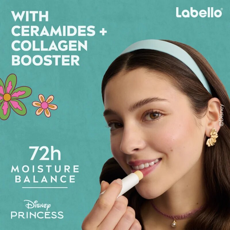 Labello Disney Princess Vanilla Buttercream vlažilni balzam za ustnice 4.8 g