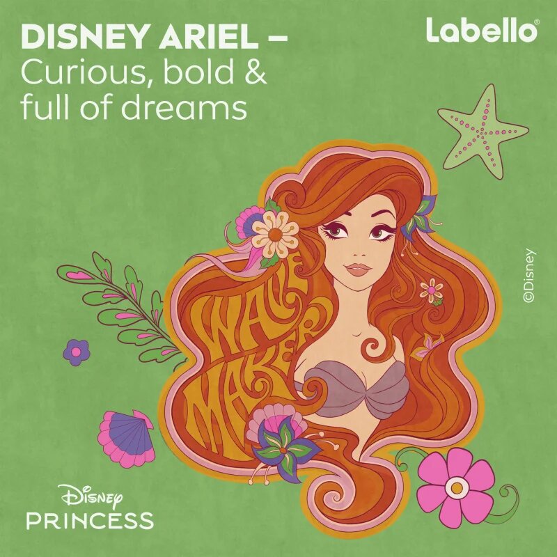 Labello Disney Princess Watermelon Shine vlažilni balzam za ustnice 4.8 g