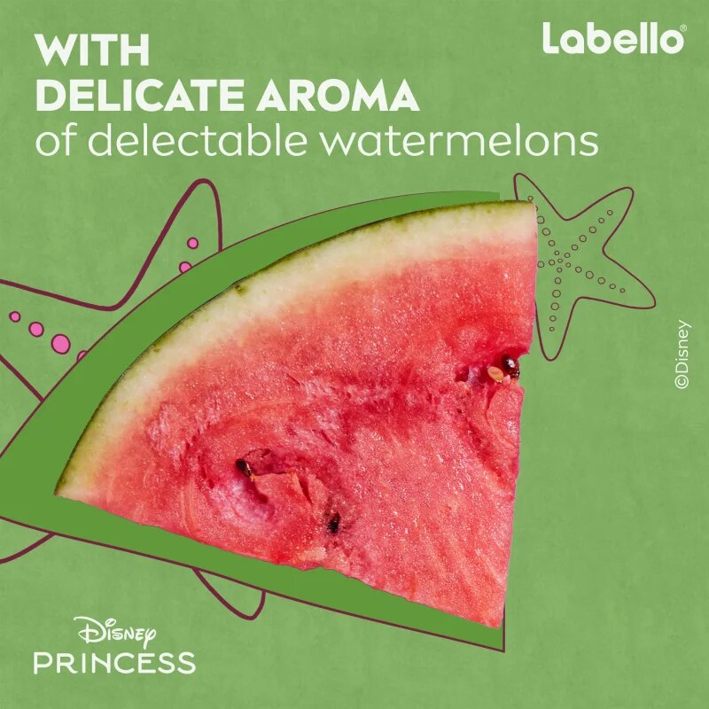 Labello Disney Princess Watermelon Shine vlažilni balzam za ustnice 4.8 g