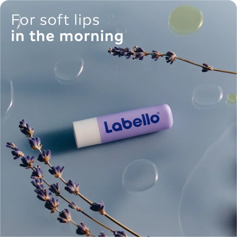 Labello Over Night Care regeneracijski balzam za ustnice s sivko 4.8 g