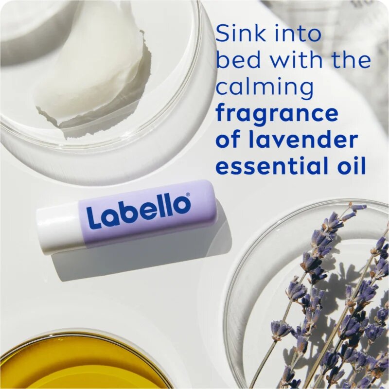 Labello Over Night Care regeneracijski balzam za ustnice s sivko 4.8 g