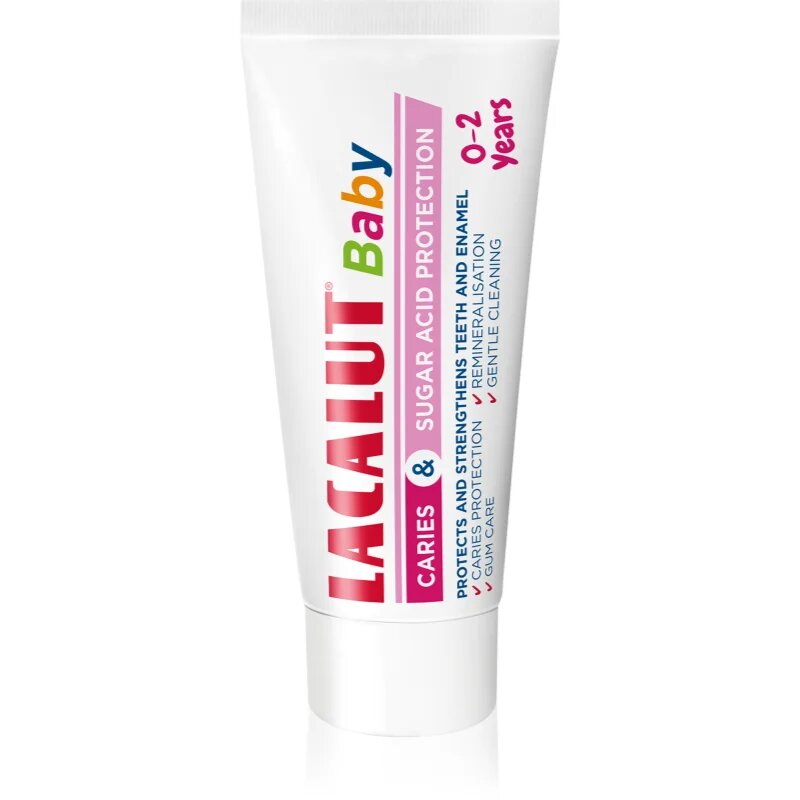Lacalut Baby Caries and Sugar Acid Protection otroška zobna pasta 0-2 Years 55 ml