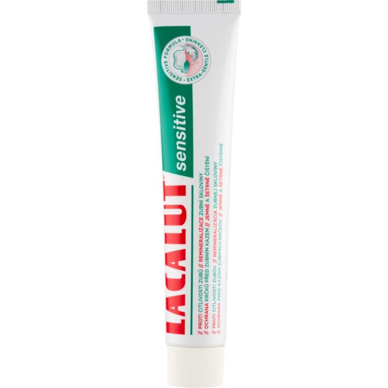 Lacalut Sensitive pasta za občutljive zobe 2x75 ml