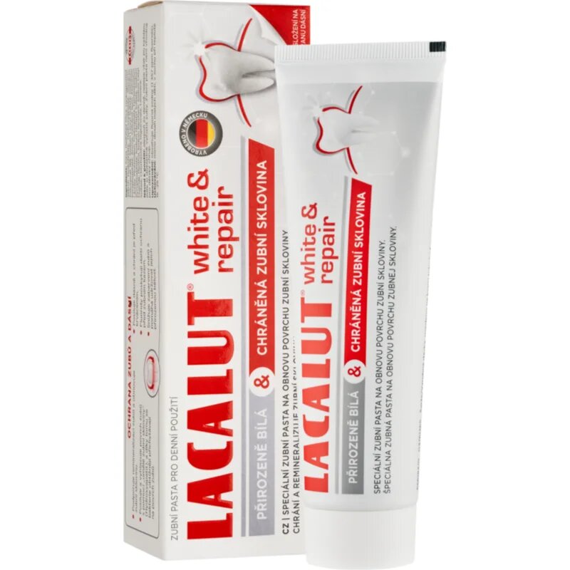 Lacalut White & Repair zobna pasta za obnovitev zobne sklenine 75 ml