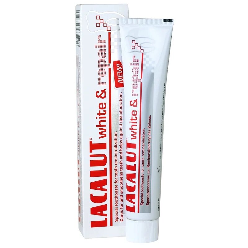Lacalut White & Repair zobna pasta za obnovitev zobne sklenine 75 ml