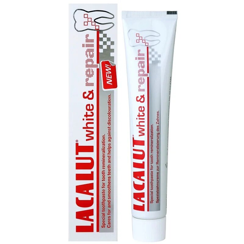 Lacalut White & Repair zobna pasta za obnovitev zobne sklenine 75 ml