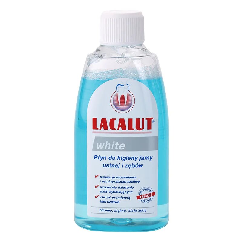 Lacalut White ustna voda z belilnim učinkom 300 ml