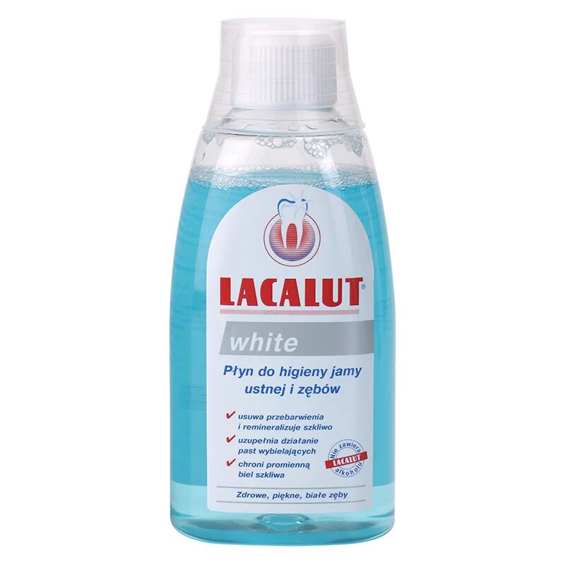 Lacalut White ustna voda z belilnim učinkom 300 ml