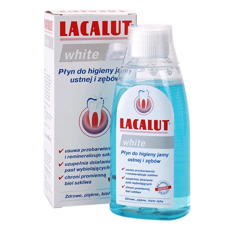 Lacalut White ustna voda z belilnim učinkom 300 ml