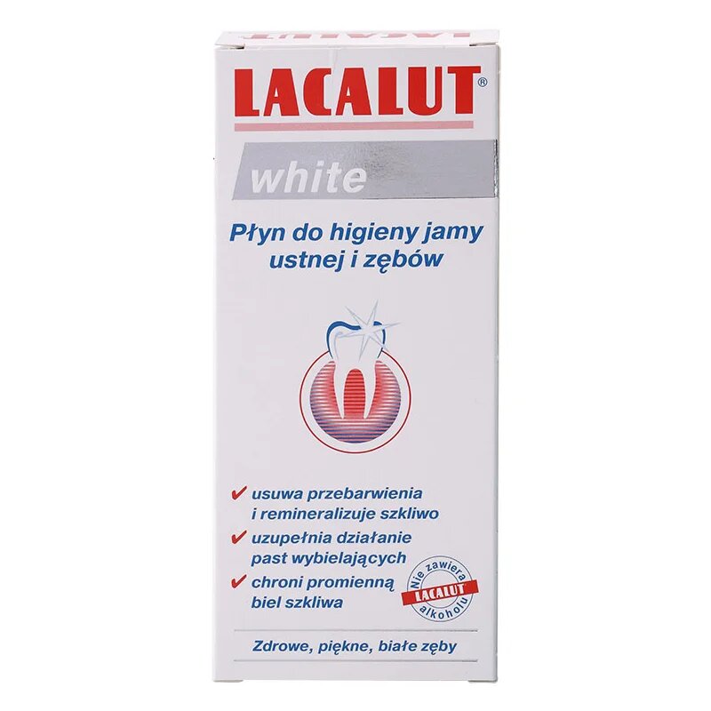 Lacalut White ustna voda z belilnim učinkom 300 ml
