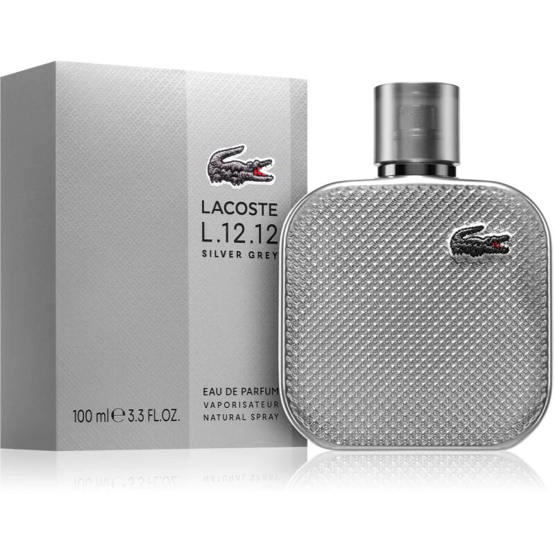 Lacoste L.12.12 Silver Grey parfumska voda za moške 100 ml