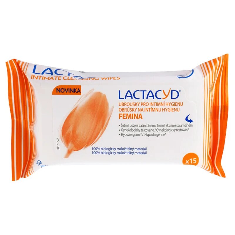 Lactacyd Femina robčki za intimno higieno 15 kos
