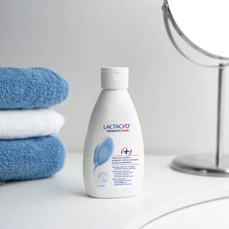 Lactacyd Prebiotic Plus emulzija za umivanje za intimno higieno 200 ml
