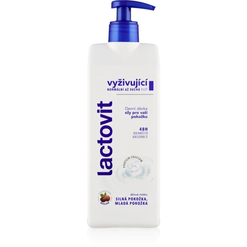 Lactovit Original hranilni losjon za telo z dozirno črpalko 400 ml