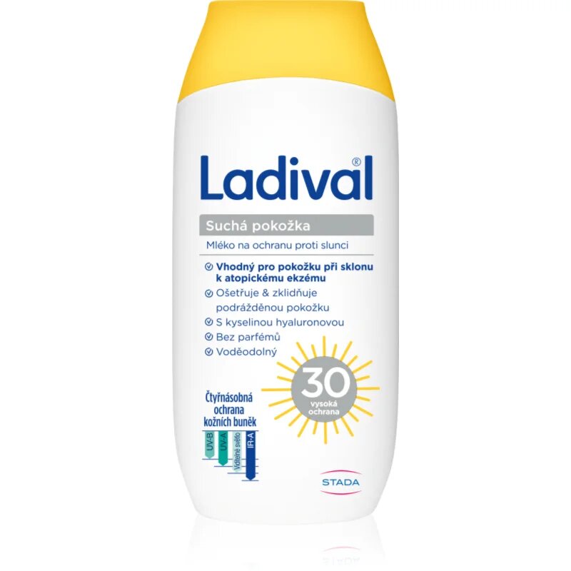 Ladival Dry Skin zaščitni losjon proti sončnemu sevanju SPF 30 200 ml