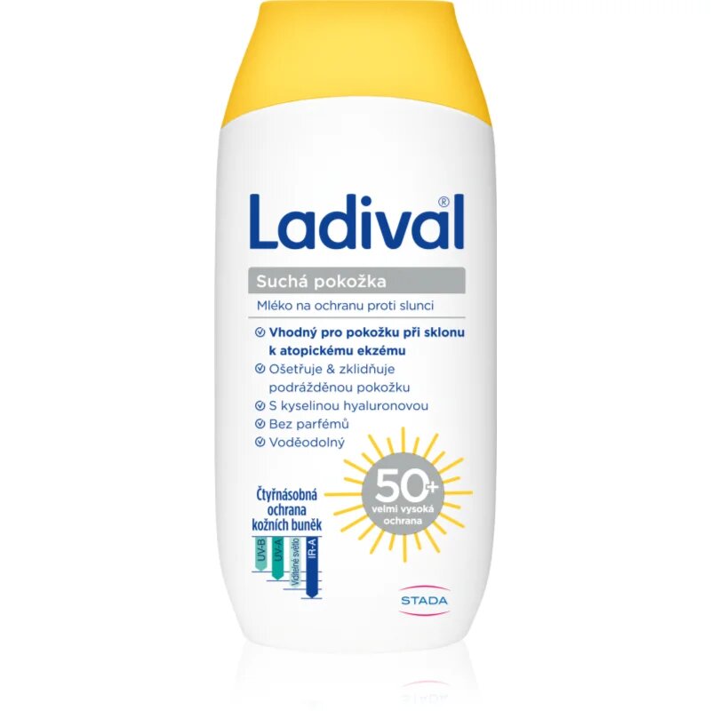 Ladival Dry Skin zaščitni losjon proti sončnemu sevanju SPF 50+ 200 ml