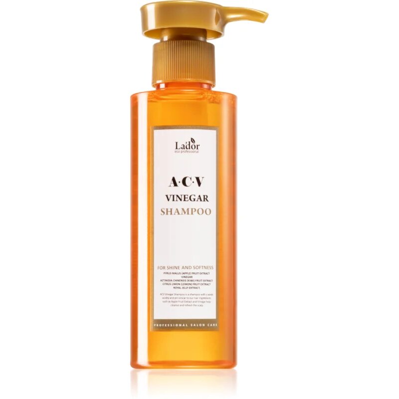 La'dor ACV Vinegar globinsko čistilni šampon za sijaj in mehkobo las 150 ml