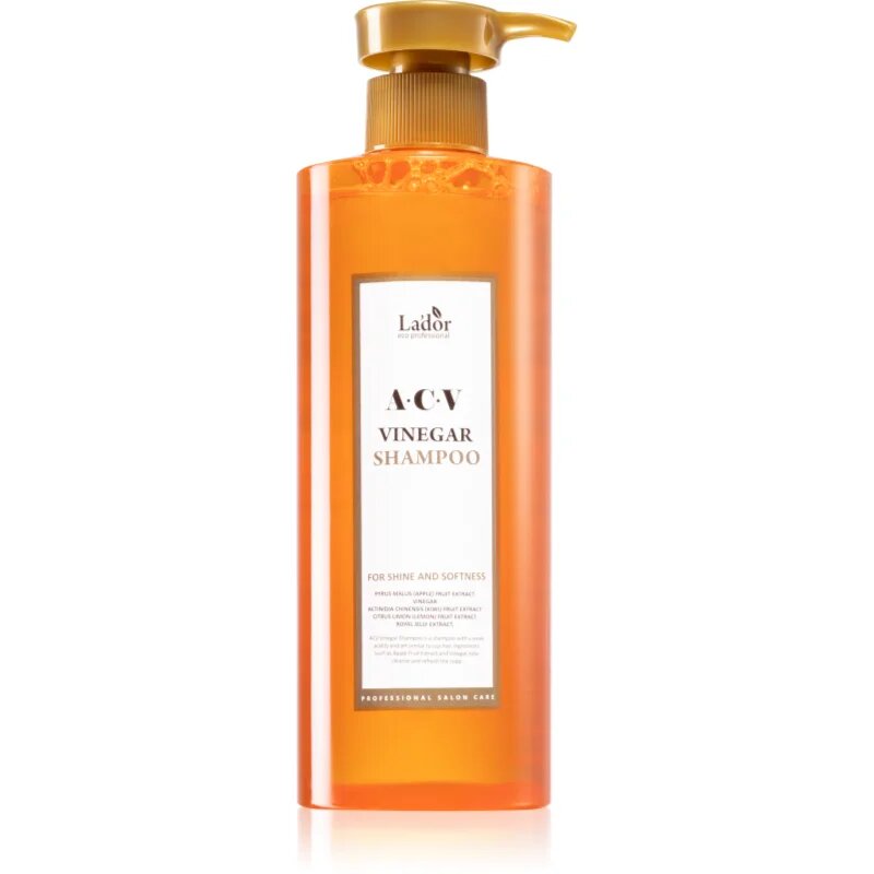 La'dor ACV Vinegar globinsko čistilni šampon za sijaj in mehkobo las 430 ml