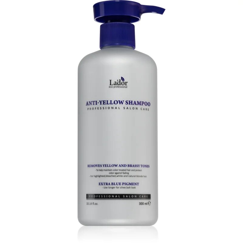 La'dor Anti-Yellow vijoličen toniran šampon za blond lase 300 ml