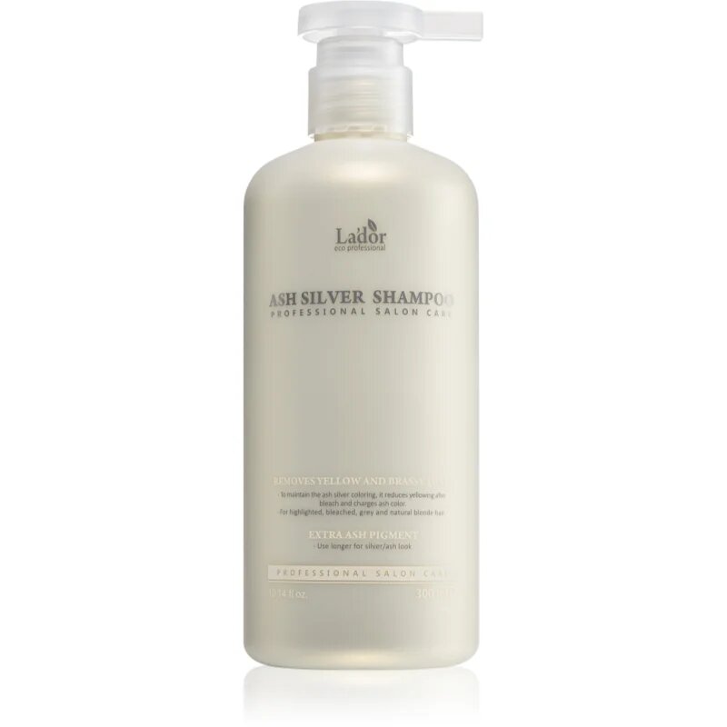 La'dor Ash Silver Shampoo intenzivno vlažilni šampon za nevtralizacijo rumenih odtenkov 300 ml