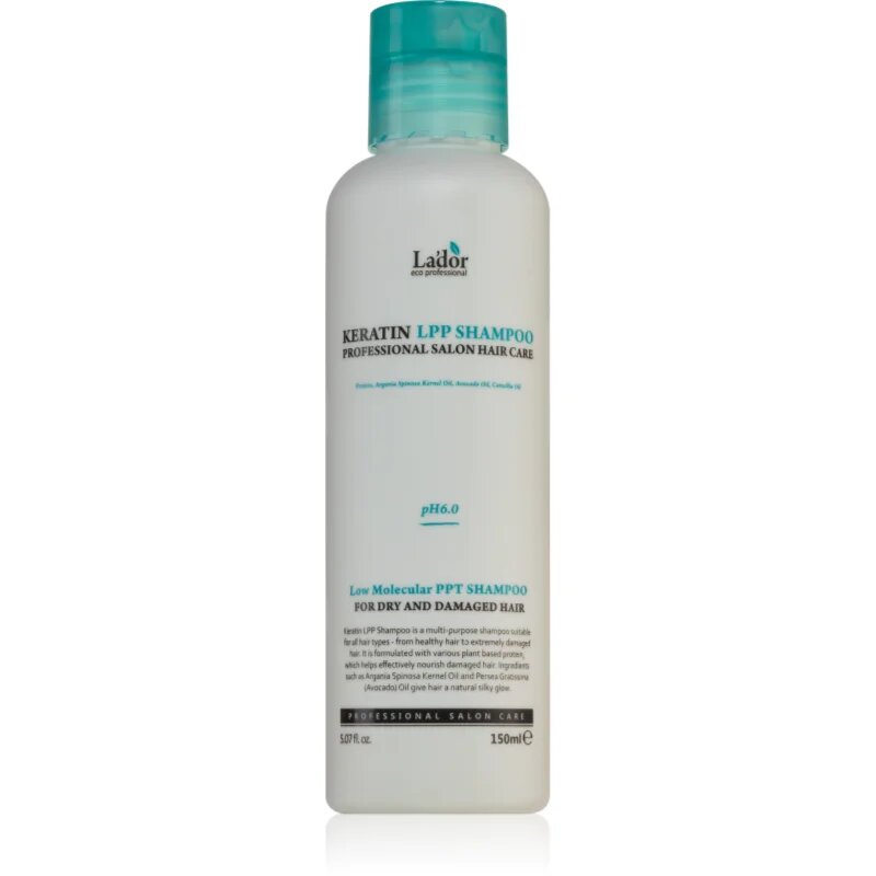 La'dor Keratin LPP keratinski regeneracijski šampon za prehrano in sijaj 150 ml