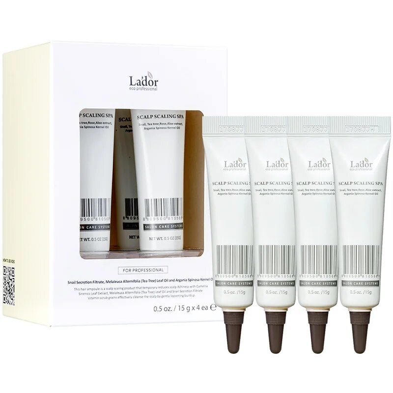 La'dor Scalp Scaling Spa globinsko čistilni balzam za lasišče 4x15 g