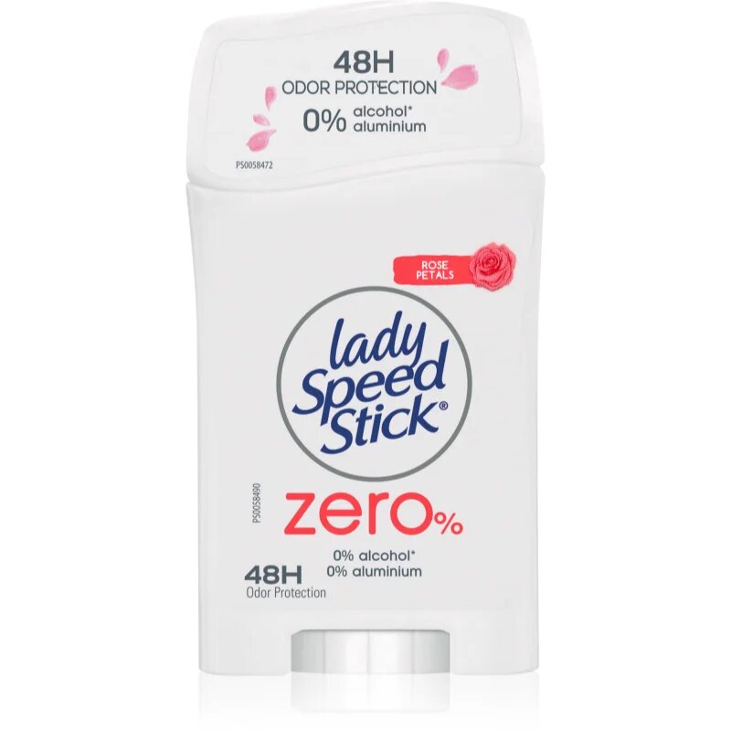 Lady Speed Stick Zero Fresh Rose Petals trdi deodorant brez aluminijevih soli 40 g