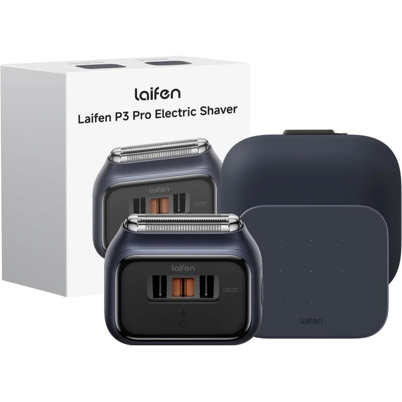Laifen P3 Pro električni brivnik darilni set Dark Blue 1 kos