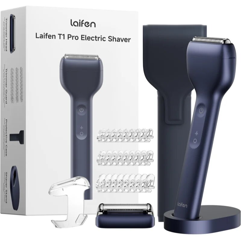 Laifen T1 Pro Giftbox električni brivnik darilni set Dark Blue 1 kos
