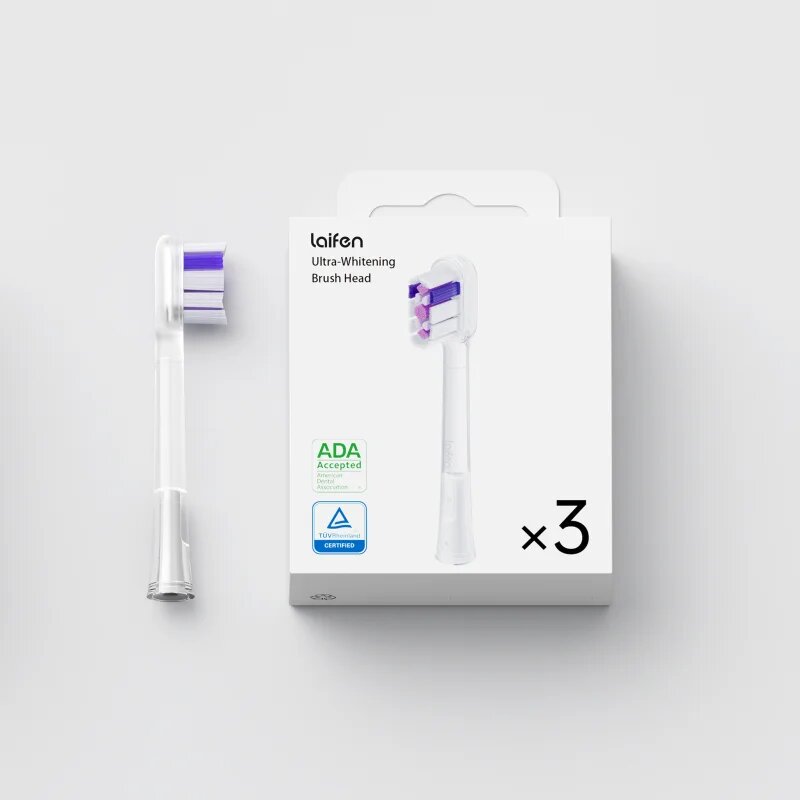 Laifen Ultra-Whitening Transparent 2.0 nadomestne glave 3 kos