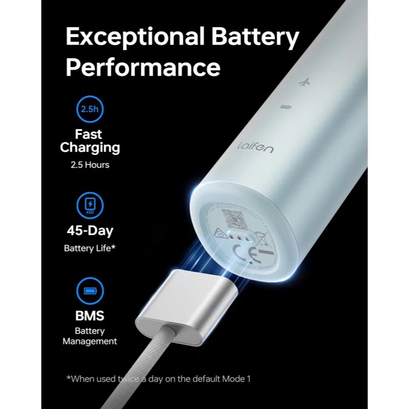 Laifen Wave LFTB01-A sonična električna zobna ščetka Blue